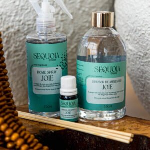 KIT DIFUSOR DE AMBIENTE 380ml, HOME SPRAY 250ml E ESSÊNCIA 10ml